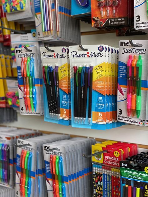 Dollar Tree School Supplies, Elmers Glue Stick, Wite Out, Kids Locker, Bic Pens, School Supply Store, Kids School Supplies, School Supplies Shopping, School Supplies List