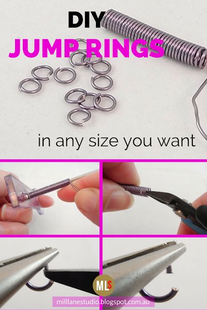 Diy Jump Rings How To Make, Jump Rings Diy, Jump Rings Tutorial, How To Open And Close Jump Rings, Diy Jump Ring Jewelry, How To Make Jump Rings, Jumpring Jewelry Diy, Jump Ring Jewelry Diy, Jumpring Jewellery