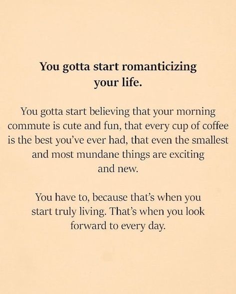 Romanticise your life ❤️❤️ credits @blueusual Romantasize Life, Romantising Life Aesthetic, How To Romanticize Your Life, Better Days Quotes, Romanticise Your Life, Romanticing Life, Romanticise Life, Days Quotes, Happy Mind