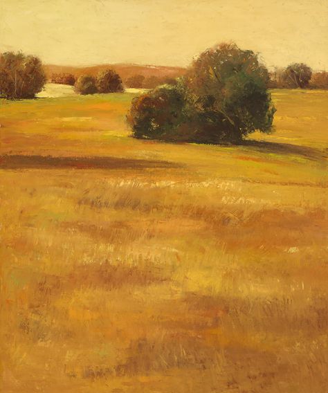 Yellow Impressionist Painting, Golden Field Painting, Fields Of Gold Aesthetic, Golden Grass Field, Yellow Field Painting, Golden Field Aesthetic, Wheat Fields Painting, Grassy Field Painting, Fields Drawing