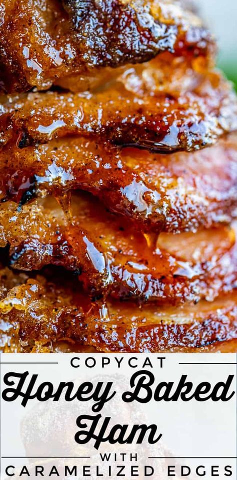 Honey Baked Ham Recipe Copycat, Copycat Honey Baked Ham, Baked Ham Glaze, Baked Ham Recipe, Honey Baked Ham Recipe, Ham Recipes Baked, Ham Glaze Recipe, Honey Glazed Ham, Honey Baked