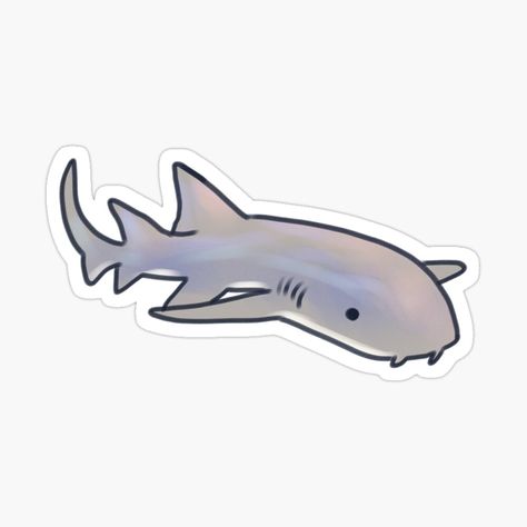 Get my art printed on awesome products. Support me at Redbubble #RBandME: https://www.redbubble.com/i/sticker/Cute-Nurse-shark-illustration-by-Artofmayara/163695253.EJUG5?asc=u Ikea Shark Drawing, Nurse Shark Drawing, Nurse Shark Tattoo, Shark Drawing Easy, Shark Oc, Shark Illustration, Shark Drawing, Nurse Shark, Shark Tattoo