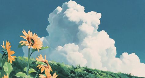 studio ghibli on Twitter: "Beautiful floral scenes in Studio Ghibli films.… " Neighbour Totoro, Art Studio Ghibli, Studio Ghibli Background, Laptop Wallpapers, Widget Ideas, 8bit Art, Ghibli Artwork, Desktop Wallpaper Art, Photographie Inspo