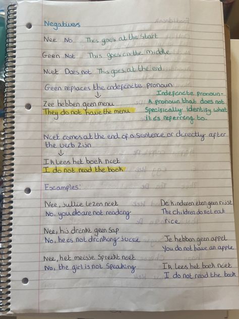 Dutch Learning Notes, Dutch Language Aesthetic, Dutch Learning, Organic Chemistry Study, Essay Writing Examples, Writing Examples, Dutch Words, Study Cards, Dutch Language