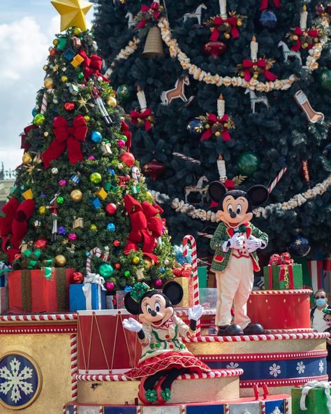 Rachel ♉️ on Instagram: “#DisneyWorld #MagicKingdom #Christmas” Walt Disney Paris, Walt Disney Castle, Magic Kingdom Christmas, Disney World Attractions, Castle Christmas, Disneyland Christmas, Disney World Christmas, Disney Christmas Ornaments, Christmas Pics