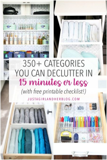 Declutter List, Hacks For Small Spaces, Space Organization, Free Printables Organization, Small Space Organization, Printable Checklist, Fashion Organization, Organization Printables, Home Organisation