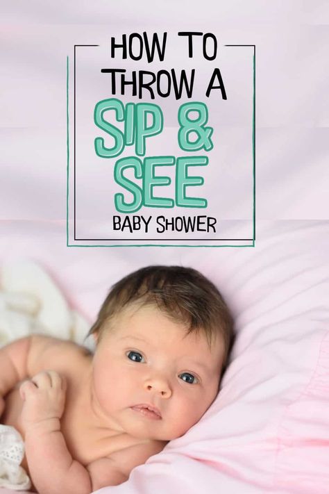 Sip and See parties are becoming more popular! Here's how to throw one and what makes it different than a baby shower Sip And See Party, Inexpensive Baby Shower Favors, Sip N See, Adoption Baby Shower, Shower Checklist, Shower Appetizers, Prize Ideas, Baby Shower Checklist