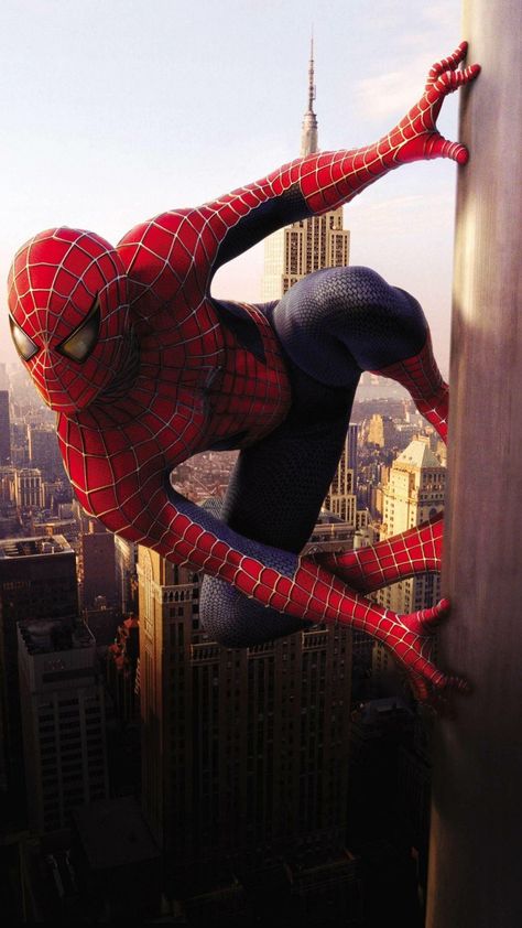 Spiderman Tobey, Spiderman Sam Raimi, Spiderman 2002, Spider Man Trilogy, Spider Men, Image Spiderman, Tobey Maguire, Spiderman Movie, Marvel Superhero Posters