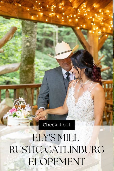 Gatlinburg Wedding Ideas, Gatlinburg Wedding Elope, Gatlinburg Tennessee Wedding, Gatlinburg Elopement, Rustic Elopement, Gatlinburg Wedding, Tennessee Elopement, Gatlinburg Weddings, Summer Elopement