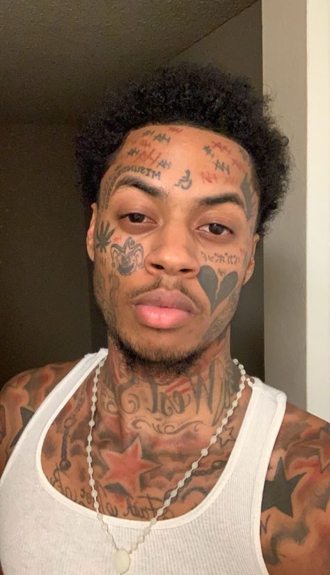 Bape Lockscreen, Face Tats Men, Men Face Tattoo, Small Face Tattoo Men, Face Tattoo Men, Boonk Gang, Mens Face Tattoos, Upper Shoulder Tattoo, 90s Fine