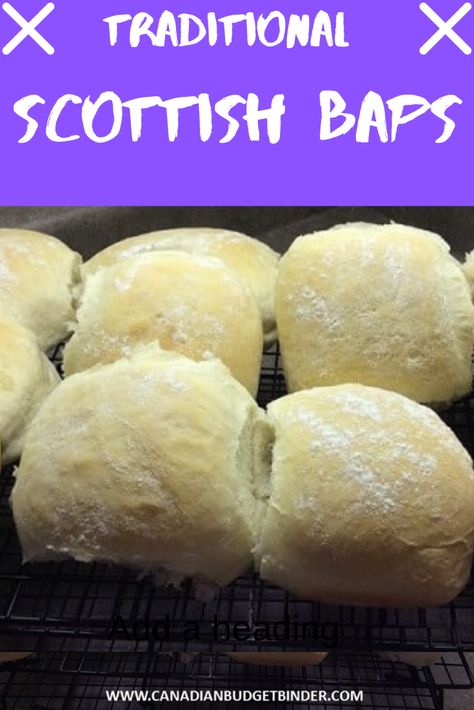 Scottish Dishes, Homemade Buns, British Recipes, Scottish Recipes, Bread Serving, Bread Bun, Irish Recipes, British Food, Bread Recipes Homemade