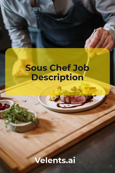 Sous Chef Job Description template includes a detailed overview of the key requirements, duties, responsibilities, and skills for this role. It's optimized for posting on online job boards or careers pages and easy to customize this template for your company. Chef Job Description, Chef Job, Food Safety And Sanitation, Chef Jobs, Job Description Template, Sous Chef, Easy Baking Recipes Desserts, Time Management Skills, Culinary School