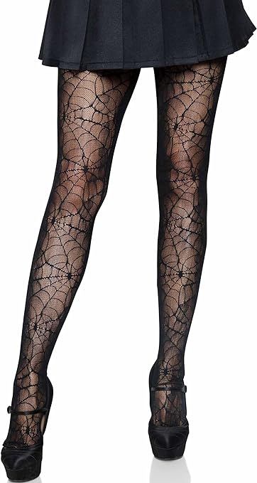 Amazon.com: Leg Avenue Women's Net Tights, Black Spiderweb, One Size: Nylons: Clothing, Shoes & Jewelry Diy Spider Costume, Spider Halloween Costume, Diy Spider, Halloween Tights, Costume Accessories Diy, Net Tights, Spider Costume, Costume For Halloween, Diy Halloween Costume