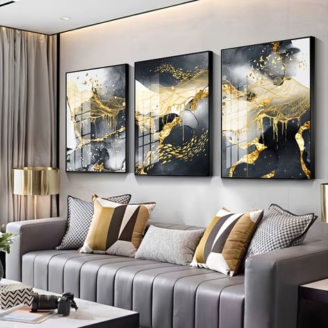 Faster shipping. Better service Loft Apartment Living Room, Loft Apartment Decorating, Office Painting, Modern Appartement, Modern Pictures, Dining Room Home Office, Architectural Styles, Abstract Canvas Wall Art, Textured Painting