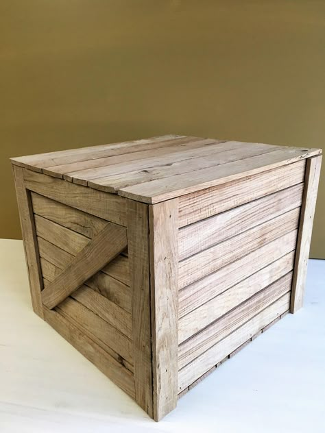 Crate Porch Decor, Milk Crate Furniture, Wooden Crate Shelves, Milk Crate Storage, Wood Box With Lid, Crate Bench, Wooden Shipping Crates, Crate Decor, Anastasia Musical