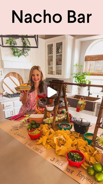 Nachos Bar Party, Nacho Party Ideas Decorations, Taco Theme Party Ideas, How To Serve Chips And Salsa At A Party, Taco Bar Dinner Party, Taco Tuesday Ideas Parties, Nacho Fountain Bar, Taco/nacho Bar, Nacho Bar For A Crowd