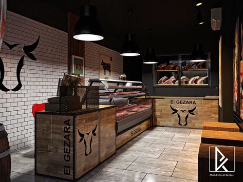 Steakhouse Restaurant Design, Steakhouse Design, Butcher Store, Butcher Restaurant, Local Butcher Shop, Carnicerias Ideas, Meat Store, Meat Packing, Chicken Shop