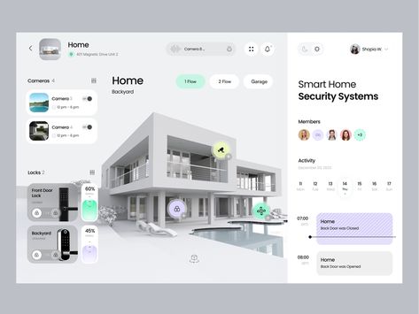 Home Dashboard, Smart Home Dashboard, Analytics Design, Ui Design Trends, Smart Building, Desain Ui, Desain Editorial, Dashboard Ui, Smart Home Design