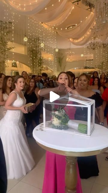 Proposal~Wedding~Engagement on Instagram: "Why not spice things up and ditch the traditional bouquet toss 💐😍  🎥 / Credit @jeanroldaneventos  What do you think about this idea?" Things To Toss At Wedding, Leaving Wedding Ideas, Secret Wedding Ideas, Bouquet Toss Ideas, Small Wedding Ideas Indoor, Engagement Ideas Proposal, Wedding Bouquet Toss, Engagement Proposal Ideas, Wedding Must Haves