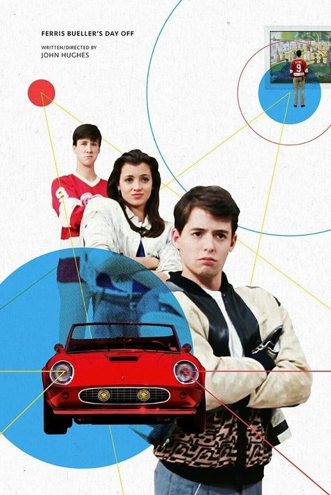 Feris Buellers Day Off Poster, Ferris Bueller Poster, Ferris Bueller’s Day Off, It The Movie, Ferris Bueller's Day Off, Ferris Bueller, Zine Design, Dorm Posters, Movie Poster Wall