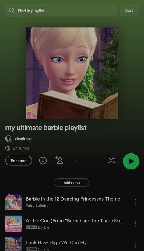 Barbie Spotify playlist ideas, cover ideas Barbie Playlist, Tt Emoji, 12 Dancing Princesses, Princess Theme, Apa Aja, Spotify Playlist, Barbie World, Disney Channel, Thing 1 Thing 2