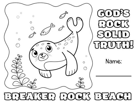 Breaker Rock Beach Activities Resources Breaker Rock Beach Coloring Sheets, Breaker Rock Beach Vbs 2024 Color Sheets, Breaker Rock Beach Coloring Pages, Vbs Breaker Rock Beach Crafts, Breaker Rock Beach Crafts, Breaker Rock Beach Vbs 2024 Crafts, Vbs 2024 Breaker Rock Beach, Breaker Rock Beach, Rich Young Ruler