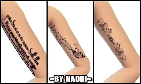 Sims 4 CC's - The Best: Tattoos by Naddi Small Tattoos For Women, The Best Tattoos, Sibling Tattoos, Sims4 Cc, Med Tech, Best Tattoos, Tattoos For Women Small, Sims 4 Cc, Get A Tattoo