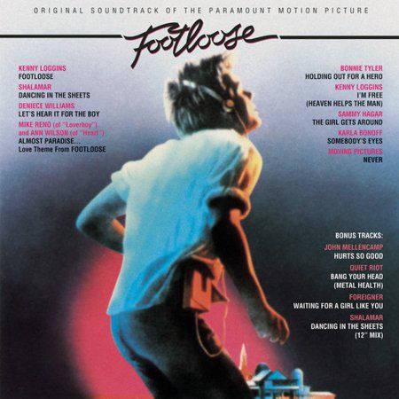 Footloose Original, Kenny Loggins Footloose, John Mellencamp, Kenny Loggins, Bonnie Tyler, Music Album Covers, 15th Anniversary, 80s Music, Dirty Dancing