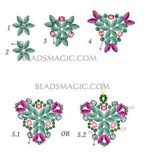 Free pattern for beaded earrings Muar U need: seed beads 8/0 seed beads 11/0 seed beads 15/0, Faceted beads 4 mm, super duo beads Super Duo Beads Patterns Free, Seed Bead Bracelets Diy, Seed Bead Patterns Free, Seed Bead Bracelets Tutorials, Seed Bead Tutorials, Seed Bead Bracelet Patterns, Muar, Super Duo Beads, Twin Beads