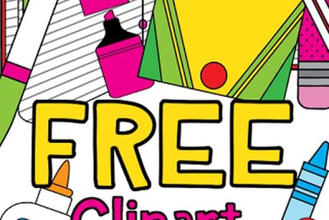 FREE Clipart for Classroom Teachers Preschool Clipart Free, Free Clipart For Teachers, Clipart For Teachers, Preschool Clipart, Education Post, Teachers Classroom, Classroom Freebies, Clipart Free, An Education