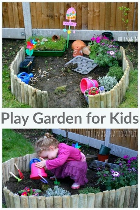 Garden For Kids, Funny Vine, Imagination Tree, Jardim Diy, Play Garden, Backyard Garden Landscape, Kids Outdoor Play, Pallet Planter, Garden Types