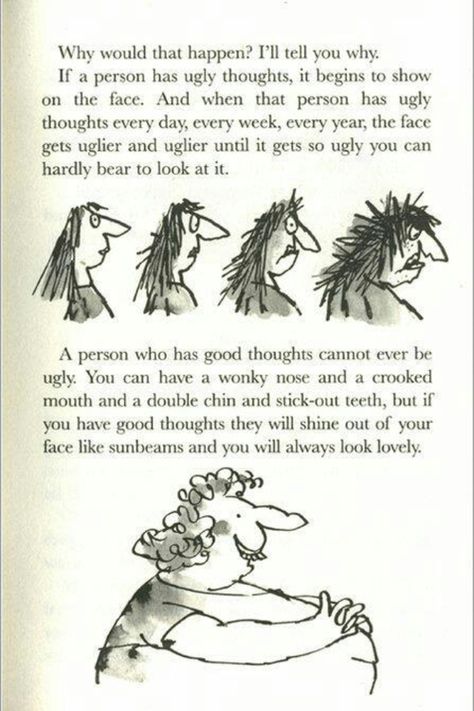 Roald Dahl quote Roald Dahl The Twits, Roald Dahl Quotes, The Twits, Quentin Blake, Roald Dahl, Stick It Out, I Love Books, Good Thoughts, Love Book