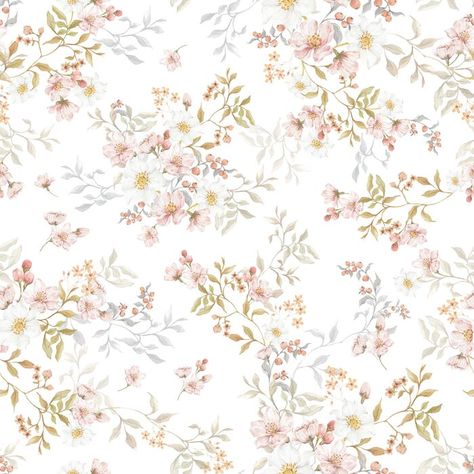 EUDekornik Pastels in Bloom 2.8m x 100cm Matte Wallpaper Roll | Wayfair.co.uk Bloom Wallpaper, Corak Bunga, Large Balloons, Fantasy Collection, Girl’s Room, Sticker Template, Popular Wallpaper, Wallpaper Online, Coloring Stickers