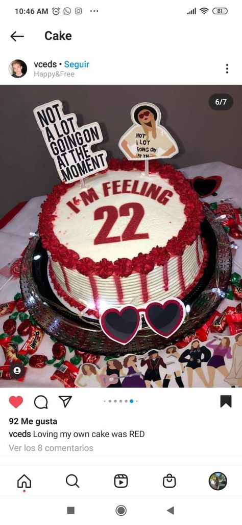 Taylor Swift 22 Birthday Ideas Red, 22 Taylor Swift Birthday Ideas Cake, Feeling 22 Birthday Cake Taylor Swift, Taylor Swift 22 Cake Ideas, Idk About You But Im Feeling 22 Cake, 22 Birthday Party Taylor Swift, 22nd Birthday Ideas Taylor Swift, I’m Feeling 22 Cake, Taylor Swift Red Cake