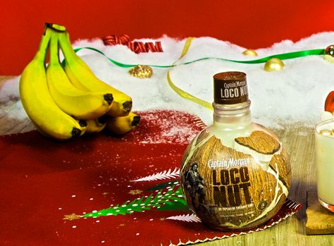 Loco Banana Coquito Cocktail Recipe - Thrillist Coquito Cocktail, Coquito Recipe, Captain Morgan Rum, Caribbean Rum, Captain Morgan, Puerto Rican Recipes, Holiday Cocktail, Holiday Cocktails, Flavor Profiles