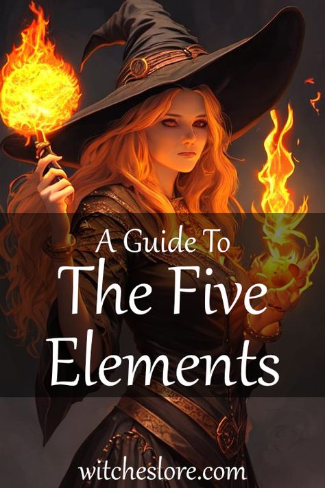 The Five Elements in Witchcraft: Earth, Air, Fire, Water and Spirit Calling The Elements, Invoking The Elements, Elements Of Magic, Air Earth Fire Water, Four Elements Witchcraft, Elements In Witchcraft, Wind Spells Witchcraft, Elemental Magic System, Spell To Get A House