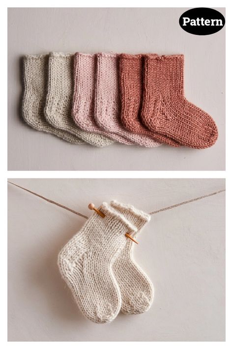 10+ Tiny Toes Baby Socks Knitting Patterns - Page 3 of 3 Infant Socks Knit Pattern, Newborn Socks Knitting Pattern, Free Baby Sock Knitting Pattern, Knitted Baby Socks Free Pattern, Knit Baby Socks Free Pattern, Baby Knits Free Patterns, Baby Socks Knitting, Baby Socks Free Knitting Pattern, Child Socks Pattern