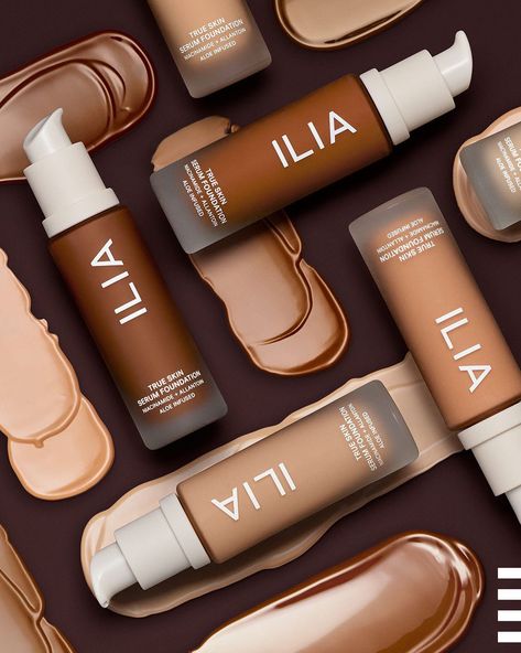 Ilia Beauty, Olive Undertones, Serum Foundation, Full Coverage Foundation, Beauty Products Photography, Media Coverage, Skin Serum, Makeup Items, Skincare Ingredients