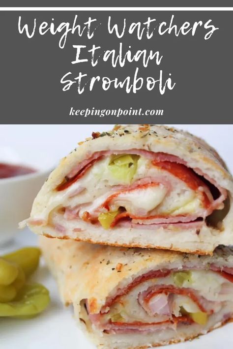 Italian Stromboli – Weight Watchers Italian Stromboli, Weight Watchers Meals Dinner, Weight Watchers Lunches, Ww Food, Weight Watchers Meal Plans, Weight Watchers Recipes Desserts, Weight Watchers Smart Points, Weight Watcher Dinners, Natural Detox Drinks