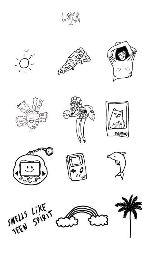 Tattoo Trash, Stick Poke Tattoo, Tattoo Aesthetic, Sharpie Tattoos, Flash Tattoo Designs, Doodle Tattoo, Small Hand Tattoos, Line Art Tattoos, Tattoo Flash Art