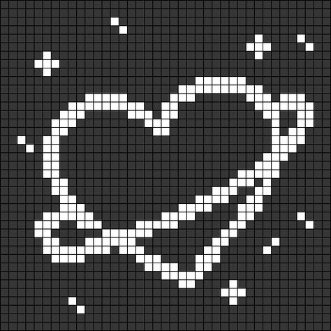 Crochet Heart Alpha Pattern, Smile Alpha Pattern, Free Crochet Grid Patterns, 2 Color Tapestry Crochet, Heart Pixel Pattern, Alpha Patterns Heart, Simple Crochet Tapestry Pattern, Crochet Grid Patterns 20x20, Cute Grid Pattern