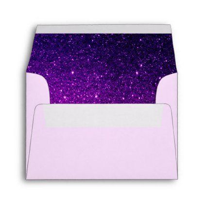 Girly Glam Purple Ombre Glitter Effect Envelope Glitter Envelopes, Ombre Glitter, Girly Style, Printed Backgrounds, Glitter Ombre, Purple Ombre, Send It, Printed Envelopes, Girly Fashion