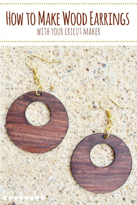 How To Make Wooden Earrings With Cricut, Wood Earring Cricut, Wooden Earrings Diy How To Make, Cricut Wood Jewelry, Cricut Wood Earrings Svg Free, How To Make Wooden Earrings, Basswood Earrings Cricut, Cricut Wood Earrings Diy, Wooden Earrings Cricut