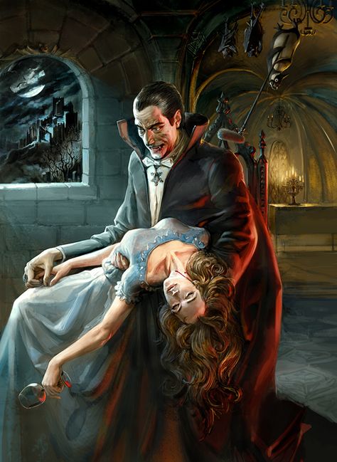 Dracula on Behance Vampire Lovers Art, Vampire Valentine, Vampiro Halloween, Dracula Art, Vampire Lovers, Scary Vampire, The Disney Princesses, Vampire Pictures, Vampire Dracula