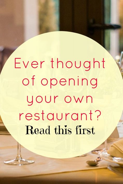 Have you ever wanted to open a restaurant? Important things to consider first Small Restaurants Ideas, Own A Restaurant, Small Restaurant Ideas Simple, Restaurants Ideas Creative, How To Start Your Own Restaurant, Restaurant Tips And Tricks, Southern Restaurant Decor, How To Start A Restaurant, Take Out Restaurant Design