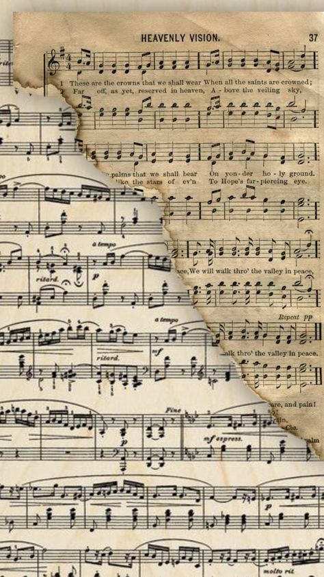 #myfirstshuffle Musical Notes Aesthetic, Aesthetic Sheet Music, Music Sheets Aesthetic, Music Notes Aesthetic, Vintage Design For Scrapbook, Grunge Wall Decor, Harvard Referencing, Steampunk Scrapbook, Vintage Paper Printable