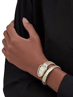 Serpenti Tubogas Watch, Bulgari Serpenti Watch, Bvlgari Watch, Bulgari Watch, Bvlgari Serpenti, Stainless Bracelet, Boots Knee, Essential Bag, Gold Case