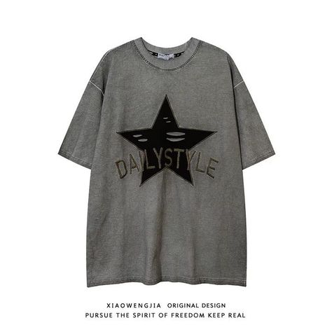 Dr Mundo, Oversized Graphic Tee, Star Embroidery, Punk Grunge, Vintage Short, Swaggy Outfits, Pop Punk, Vintage Shorts, Dream Clothes