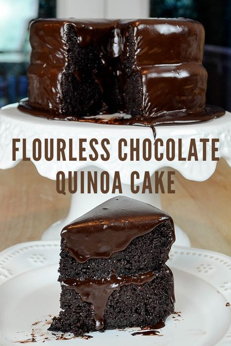 Quinoa Flour Cake Recipe, Quinoa Baking Recipes, Quinoa Cakes Recipes, Quinoa Dessert Recipes Healthy, Quinoa Recipes Dessert, Gluten Free Flourless Chocolate Cake, Carnivore Dessert, Quinoa Cupcakes, Quinoa Dessert