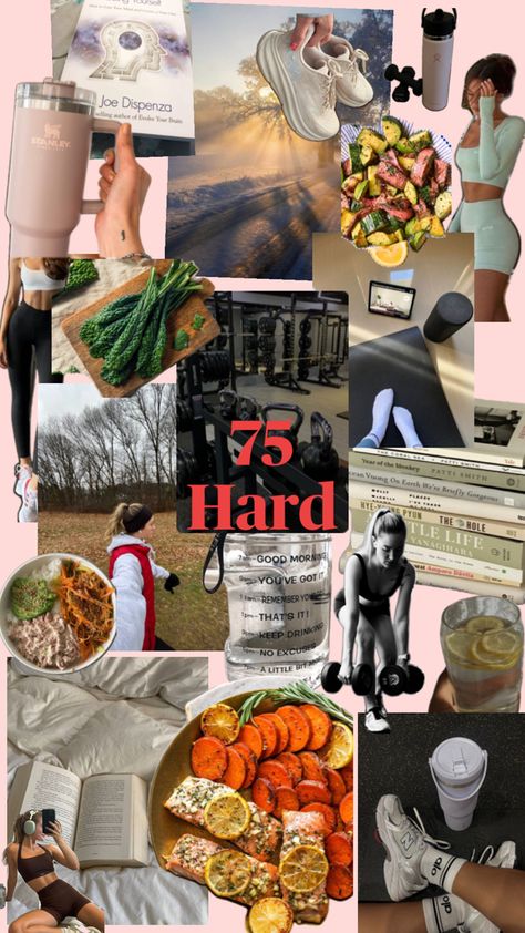 75 Hard vision board 75 Hard Challenge, 75 Hard, Vision Board, Collage